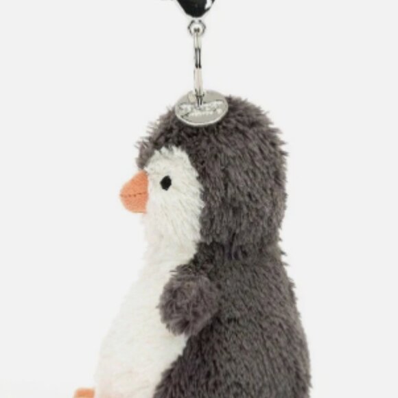 Jellycat peanut penguin bag charm keychain-NWT, sweet face! - Picture 3 of 6